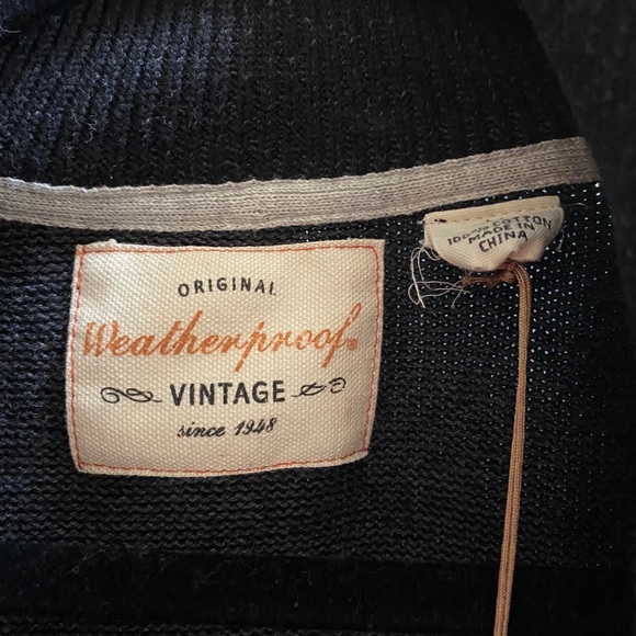 Weatherproof | Vintage Cotton Knit Vest Size M NEW - Picture 6 of 7